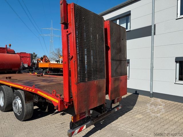 Dépanneuse MERCEDES-BENZ 2540 Actros Baumaschinetransporter hydr. Rampe