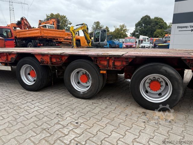 تریلر کم‌ارتفاع نیمه‌کشنده MÜLLER-MITTELTAL TS3 hydr Rampen GIGANT LUFT