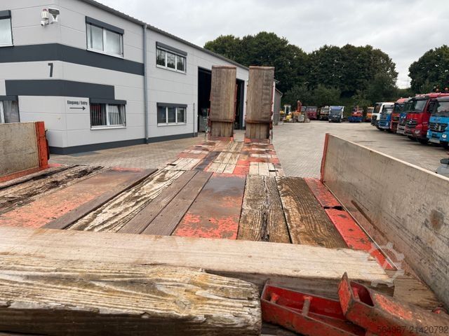 تریلر کم‌ارتفاع نیمه‌کشنده MÜLLER-MITTELTAL TS3 hydr Rampen GIGANT LUFT