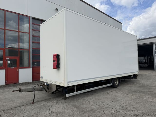 Каросерийно ремарке Ackermann Z-KA-F10.5/7,6  1 Achs Kofferanhänger mit Ladebordwand 10,5 t GG