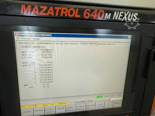 2005 Mazak VCN 510C Mazak VCN 510C