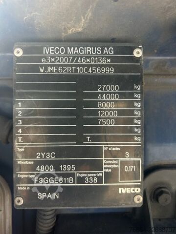 Xe tải hoán đổi thùng IVECO S-WAY 460, AS260SY/FP BDF,   WECHSELFAHRGESTELL, INTADER, E6