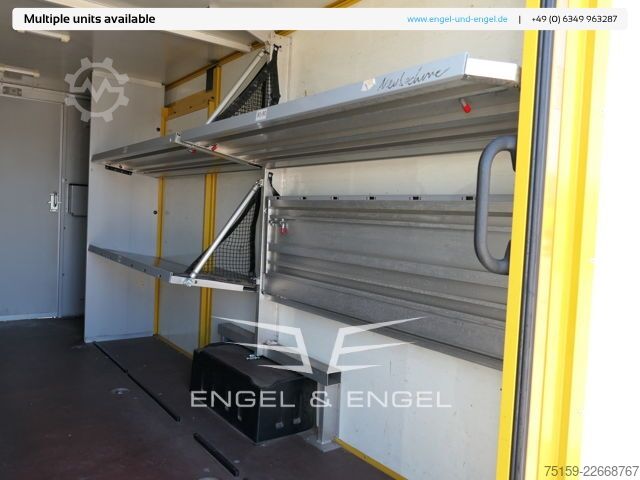 Mobil boks mercedes-benz SPRINTER 310 CDI MAXI EURO-5 KOFFER REGALE KAMERA DURCHGANG