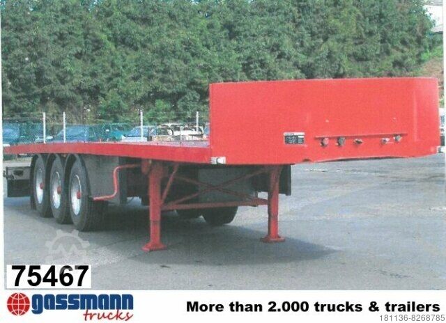 Auflieger mit Pritsche & Plane  TONHOFER DL1 Plattform-Auflieger