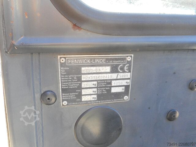 Linde H25D-03 Perkins Triples SS ZV Kab.