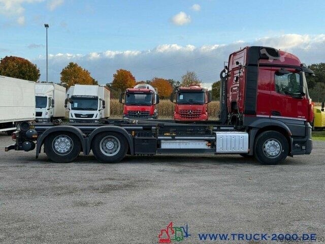 Camião porta-contentores de gancho Mercedes-Benz Actros 2645 StreamSpace Meiller RS21 FB Retarder