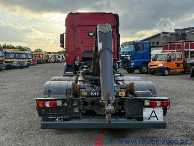 Camião porta-contentores de gancho Mercedes-Benz Actros 2645 StreamSpace Meiller RS21 FB Retarder