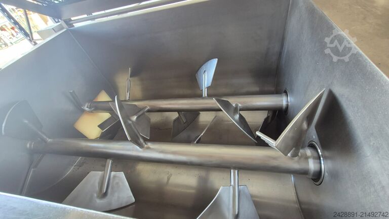 Zweiwellen-Paddelmischer und Hubvorrichtung Risco RS 750