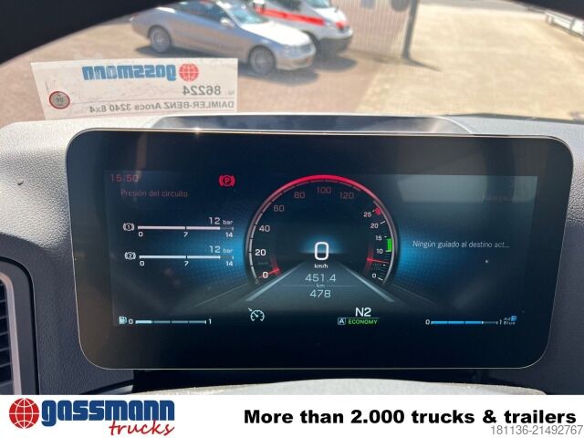 Chasis de camión Mercedes-Benz Arocs 3240 8x4