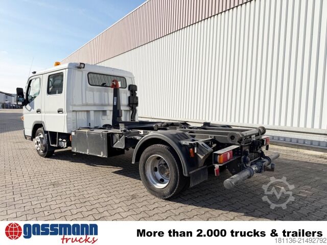 टेलीहॉइस्ट कंटेनर लोडर वैन Mitsubishi Canter Fuso 7C18D 4x2 Doka, EEV, City-Abroller,