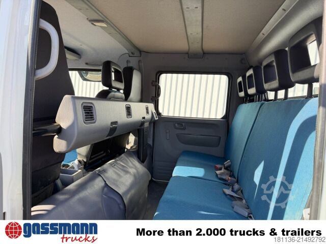 टेलीहॉइस्ट कंटेनर लोडर वैन Mitsubishi Canter Fuso 7C18D 4x2 Doka, EEV, City-Abroller,