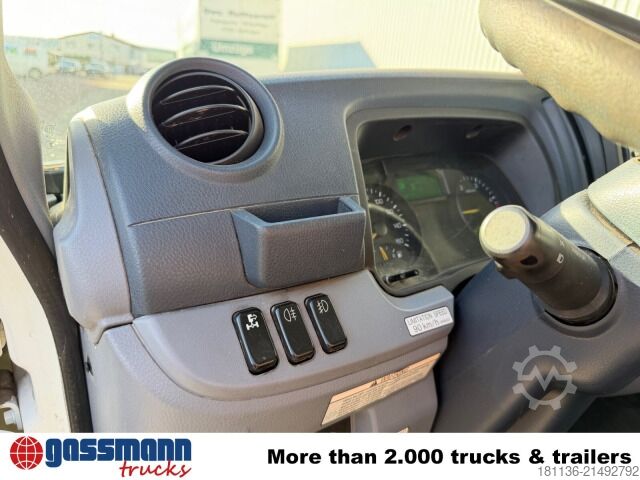 टेलीहॉइस्ट कंटेनर लोडर वैन Mitsubishi Canter Fuso 7C18D 4x2 Doka, EEV, City-Abroller,