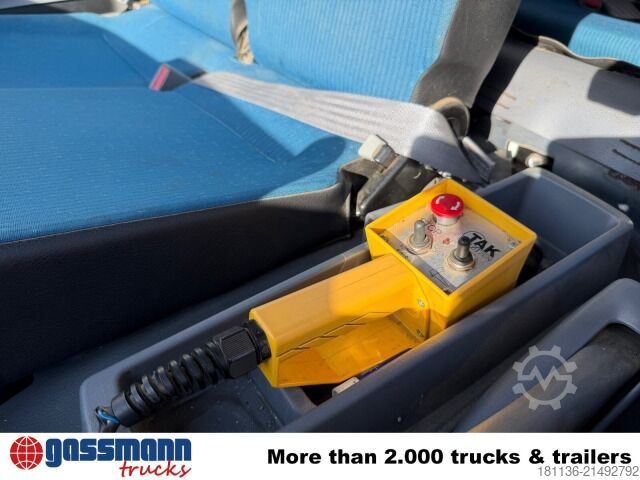 टेलीहॉइस्ट कंटेनर लोडर वैन Mitsubishi Canter Fuso 7C18D 4x2 Doka, EEV, City-Abroller,