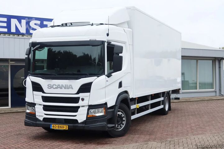 Koffer Scania P250 Bak+Dhollandia 2.000 kg 4x2  6 Cilinder