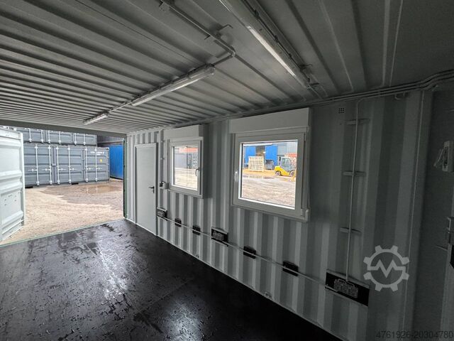 Wadah laut Other 20 Fuß Werkstattcontainer mit Fenster