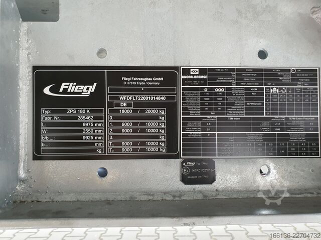  FLIEGL ZPS 200 K-Jumbo-Z 70 Kombianhänger