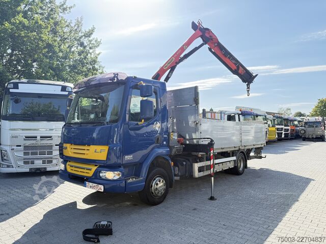 Flatbed truck Daf LF 210.12 Kran Palfinger 4501