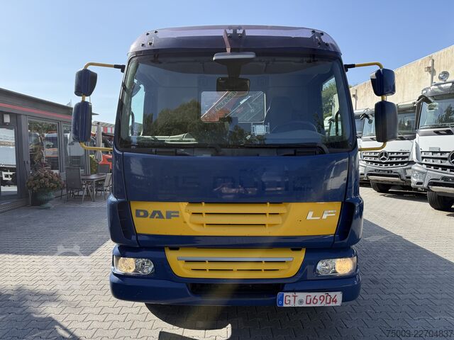 Flatbed truck Daf LF 210.12 Kran Palfinger 4501