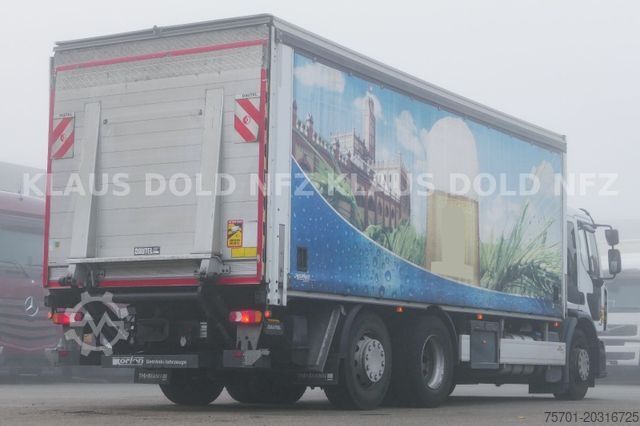 Camion plateau avec bâche RENAULT Premium 430 Getränkewagen Lift-/Lenkachse EU5