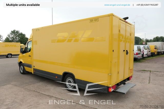 Laatikkoauto mercedes-benz SPRINTER 310 CDI MAXI EURO-5 KOFFER REGALE KAMERA DURCHGANG