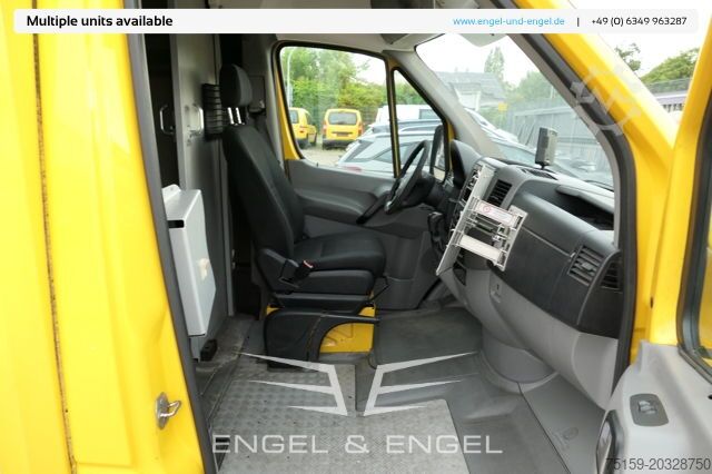 Laatikkoauto mercedes-benz SPRINTER 310 CDI MAXI EURO-5 KOFFER REGALE KAMERA DURCHGANG