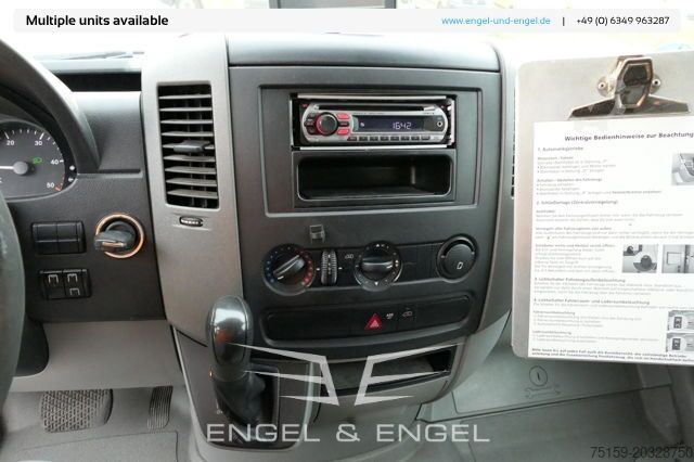 Laatikkoauto mercedes-benz SPRINTER 310 CDI MAXI EURO-5 KOFFER REGALE KAMERA DURCHGANG