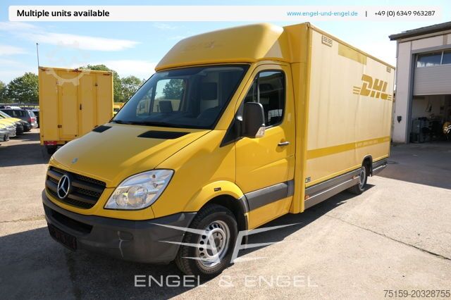 Laatikkoauto mercedes-benz SPRINTER 310 CDI MAXI EURO-5 KOFFER REGALE KAMERA DURCHGANG