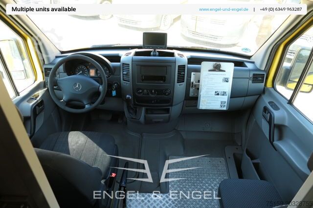 Laatikkoauto mercedes-benz SPRINTER 310 CDI MAXI EURO-5 KOFFER REGALE KAMERA DURCHGANG