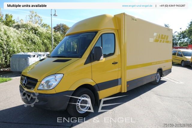Laatikkoauto mercedes-benz SPRINTER 310 CDI MAXI EURO-5 KOFFER REGALE KAMERA DURCHGANG