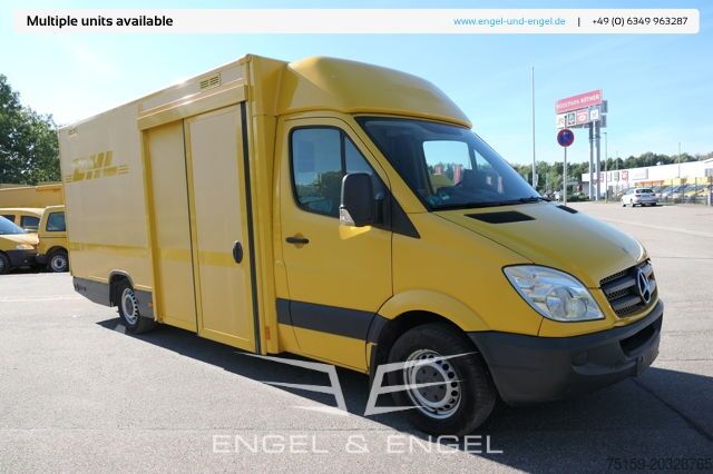 Laatikkoauto mercedes-benz SPRINTER 310 CDI MAXI EURO-5 KOFFER REGALE KAMERA DURCHGANG