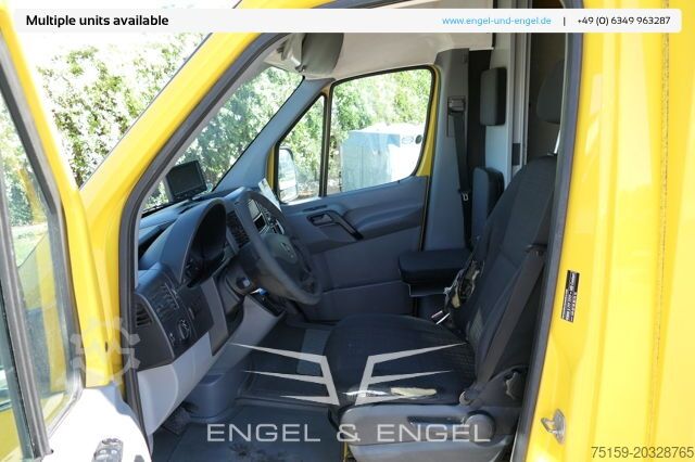 Laatikkoauto mercedes-benz SPRINTER 310 CDI MAXI EURO-5 KOFFER REGALE KAMERA DURCHGANG