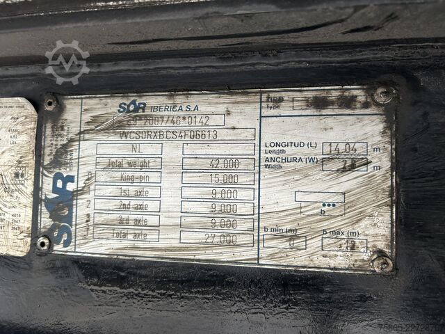 Vận chuyển lạnh/đông lạnh Kögel / SOR Iberica-S3E / Carrier Vector 1550 / Kuhl ...