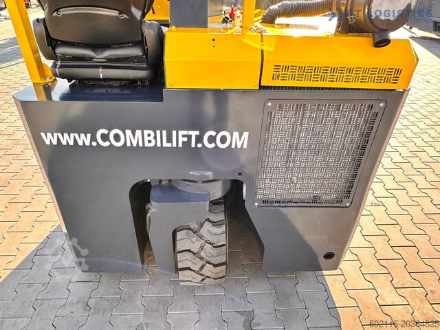 Carretilla elevadora de 4 vías Combilift CB3000 / FREE LIFT / NEW TIRES /LIKE NEW