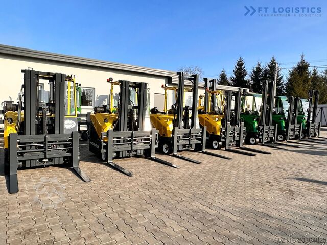Carretilla elevadora de 4 vías Combilift CB3000 / FREE LIFT / NEW TIRES /LIKE NEW