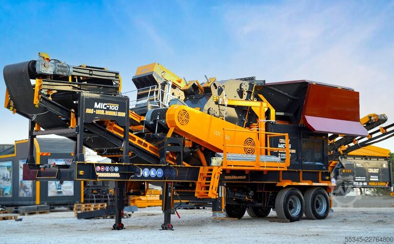 Jedinica za razbijanje FABO Mobile Impact Crusher Mobile Impact Crusher MIC-100