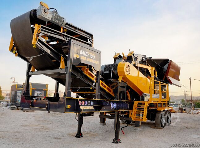 Jedinica za razbijanje FABO Mobile Impact Crusher Mobile Impact Crusher MIC-100