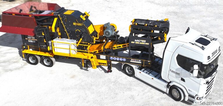 Jedinica za razbijanje FABO Mobile Impact Crusher Mobile Impact Crusher MIC-100