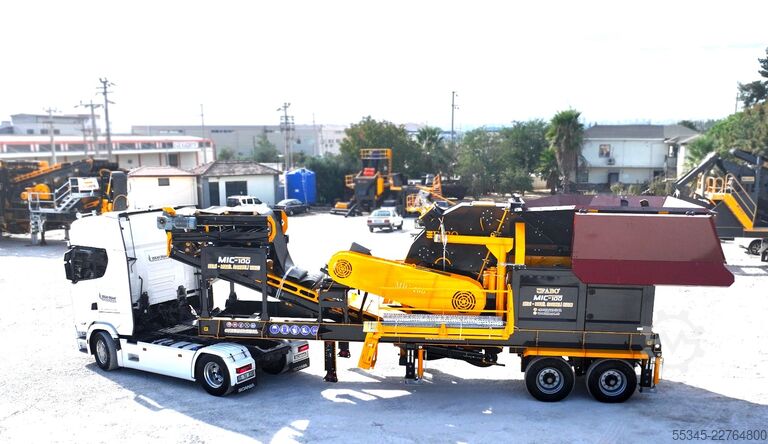 Jedinica za razbijanje FABO Mobile Impact Crusher Mobile Impact Crusher MIC-100