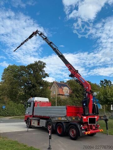 Gru montata su autocarro MAN TGS 35.480 8x4 KRAN+JIB 32m Kipper 5/6 Steuerkre