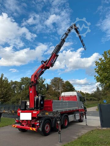 Gru montata su autocarro MAN TGS 35.480 8x4 KRAN+JIB 32m Kipper 5/6 Steuerkre