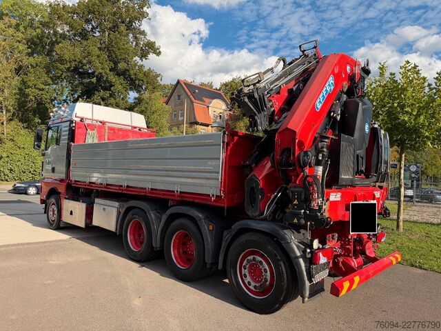 Gru montata su autocarro MAN TGS 35.480 8x4 KRAN+JIB 32m Kipper 5/6 Steuerkre
