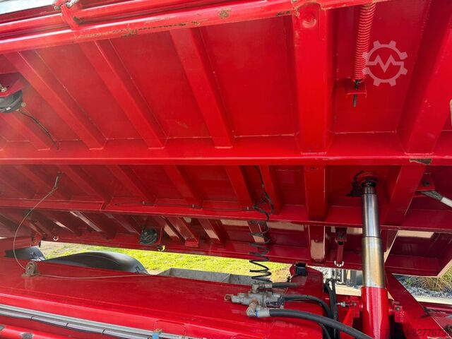 Gru montata su autocarro MAN TGS 35.480 8x4 KRAN+JIB 32m Kipper 5/6 Steuerkre