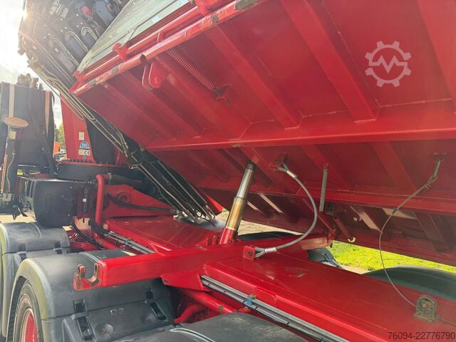 Gru montata su autocarro MAN TGS 35.480 8x4 KRAN+JIB 32m Kipper 5/6 Steuerkre