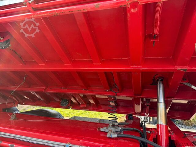 Autocarro ribaltabile MAN TGS 35.480 8x4 KRAN+JIB 32m Kipper 5/6 Steuerkre