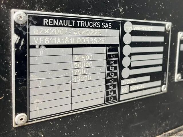 Standard tractor Renault T460 vin:  VF611A161LD033623,  592852 km