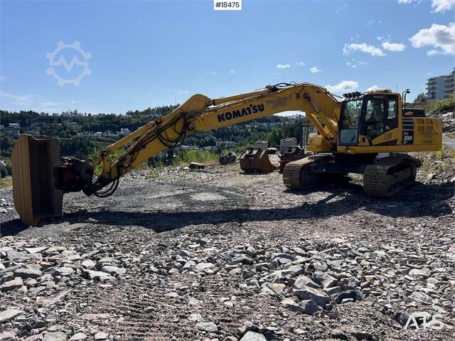 クローラーショベル Komatsu PC290LC-11 excavator w/ rotortilt-sanding bucket-D