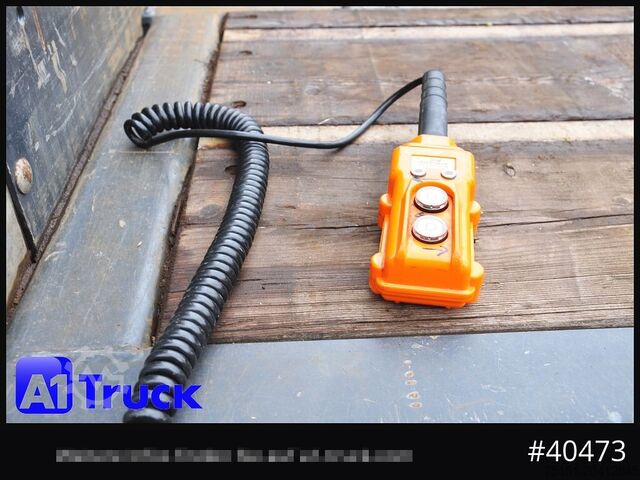 Semirremolque de plataforma FAYMONVILLE Telemax, 8m Ausschub, Lenkachse,