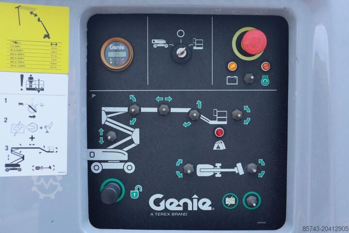 Sujungta teleskopinė darbo platforma Genie Z45FE Valid inspection, *Guarantee, Hybird, Rough