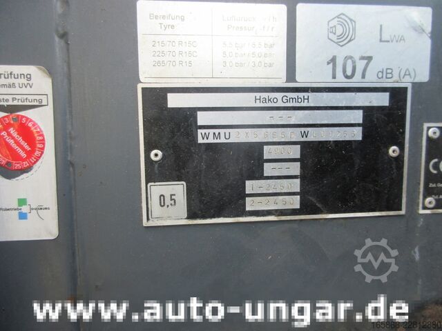 Götusóparavél Hako CityMaster CM 2000 Bj. 2015 2-Besen-Syst