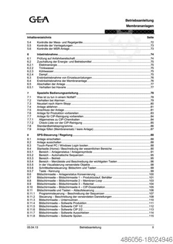 Modulare Membranfiltrationseinheit GEA Membrane Skid up to 6.25 m³/h
